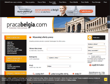 Tablet Screenshot of pracabelgia.com